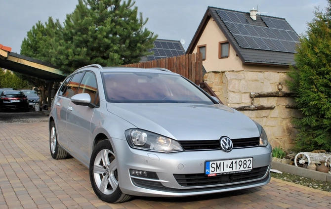 Volkswagen Golf cena 32800 przebieg: 242750, rok produkcji 2014 z Orzesze małe 407